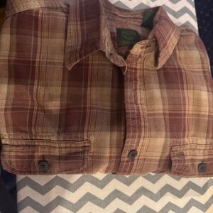 Timberland, Large, Rust/Tan Plaid